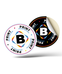 Custom Vinyl Round Sticker with Logo - 1.5 in x 1.5 in